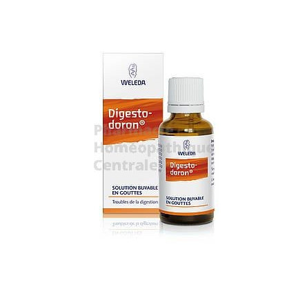 DIGESTODORON gouttes buvables - Homéopathie Weleda brûlures d'estomac, constipation, spasmes.