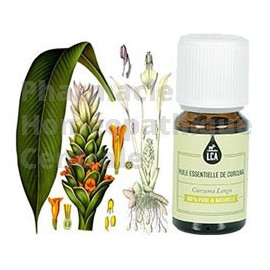 Huile essentielle de curcuma pour les douleurs articulaires et musculaires. Flacon de 10 mL