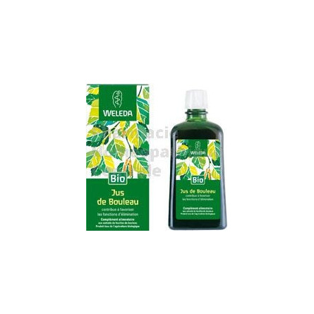 Jus de Bouleau bio - WELEDA - Elimination, détox - Flacon en verre de 250 mL