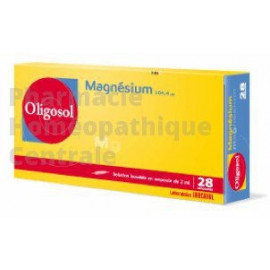 Oligo-élément Magnésium  états de fatigue (irritabilité, insomnies, dépressions), de manifestations de spasmophilie