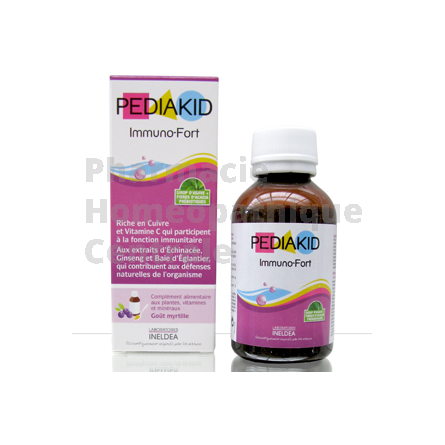 Pediakid Immuno fort, actifs naturels pour renforcer les défenses immunitaires.