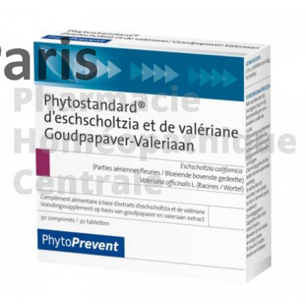 Phytostandard® - Eschscholtzia / Valériane favorise le sommeil et la détente.
