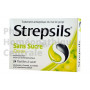 STREPSILS CITRON SANS SUCRE - Boite de 24 pastilles à sucer