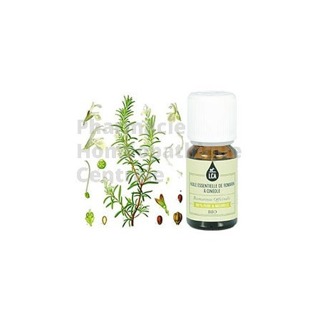 Huile essentielle bio de romarin à cinéole : flacon de 10ml