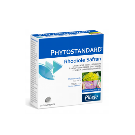 Phytostandard® - Rhodiole / Safran, Pileje - Boîte de 30 comprimés