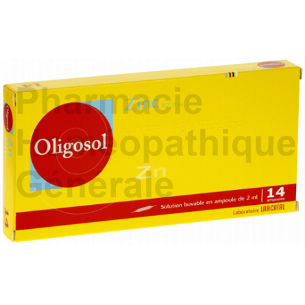 OLIGOSOL ZINC - Boîte de 28 ampoules 2 ml