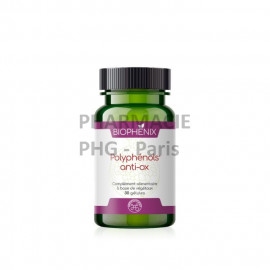 Biophenix, Polyphénols AntiOx Pilulier de 30 gélules d'origine végétale