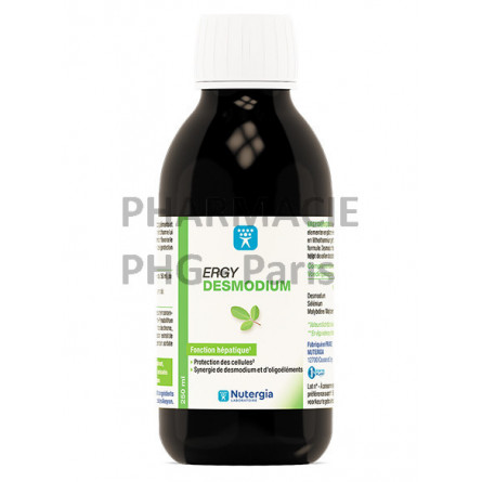 ERGYDESMODIUM, Fonction hépatique - NUTERGIA Flacon de 250 mL