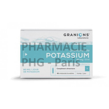 GRANIONS DE POTASSIUM® est utile aux fonctions neuromusculaires.