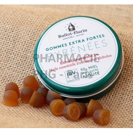 Gommes Extra Fortes Pyrénées - irritations de la gorge - Ballot-Flurin boite de 30 grammes