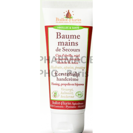 Baume mains de Secours - Ballot Flurin, Tube 75mL