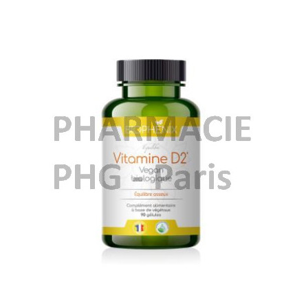 Equilibre Vitamine D2 100 % végétale, 100 % naturelle - Vegan bio - BIOPHENIX