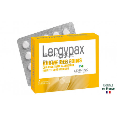 LERGYPAX - LEHNING - Allergie Boîte de 40 comprimés orodispersibles