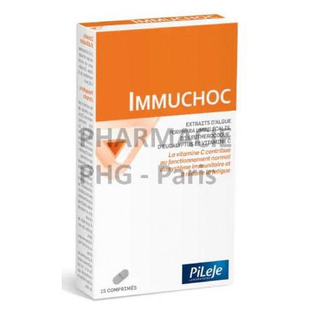 Immuchoc - PILEJE - Fatigue, immunité - Boîte de 15 comprimés