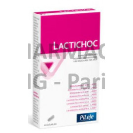 Lactichoc - PILEJE - Dysbiose, Immunité Boîte de 20 gélules