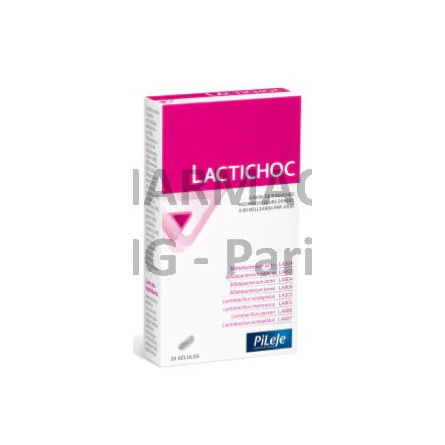 Lactichoc - PILEJE - Dysbiose, Immunité Boîte de 20 gélules