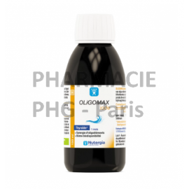 OLIGOMAX iode en cas de fatigue générale et pour le bon fonctionnement de la thyroïde, Flacon de 150 ml 