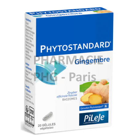 Phytostandard® - Gingembre - Pileje Boîte de 20 gélules