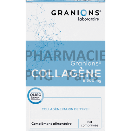 Collagène marin - GRANIONS - Peau Collagène marin - Boite de 60 comprimés