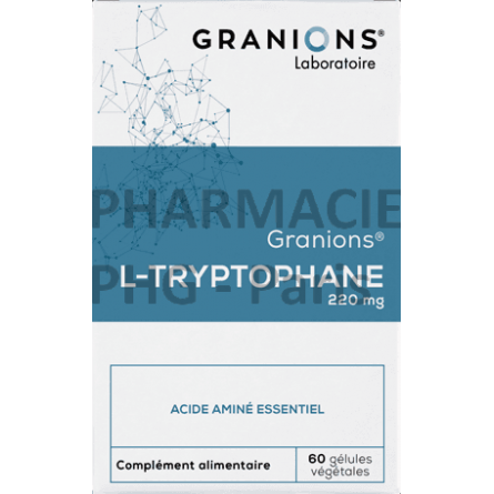 L-Tryptophane - GRANIONS -  Humeur, sommeil Boîte de 60 gélules végétales