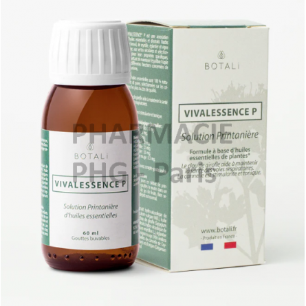 Vivalessence P printemps - gouttes buvables en flacon de 60 mL - BOTALI