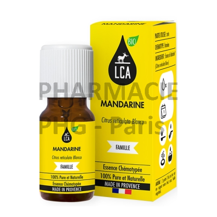 MANDARINE - ESSENCE BIO LCA - Flacon de 10 mL