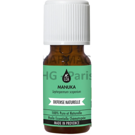 MANUKA - HUILE ESSENTIELLE BIO LCA Flacon de 5 mL L'huile essentielle de manuka est est l'huile essentielle des morsures, piqûre