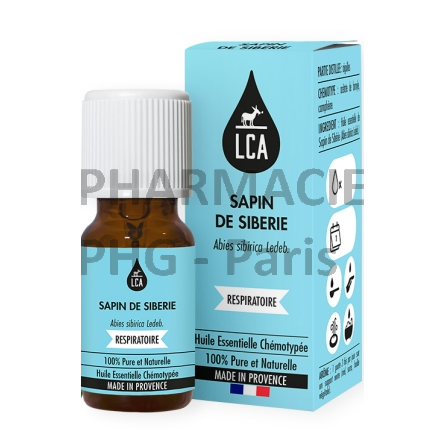 SAPIN DE SIBÉRIE - HUILE ESSENTIELLE LCA - Flacon de 10 mL