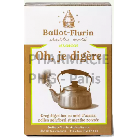 Grog Oh, je digère - Ballot-Flurin Pot de  125g -  en cas de digestion difficile