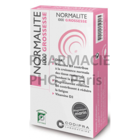 NORMALITE 1000 GROSSESSE - CODIFRA - Grossesse & Allaitement Etui de 30 capsules