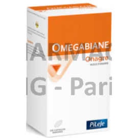 OMEGABIANE ONAGRE - PILEJE - Boîte de 100 capsules marines