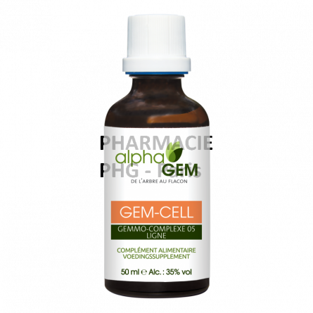 GEM-CELL Complexe n°5 BIO - AlphaGem - Minceur Flacon compte-gouttes de 50 mL