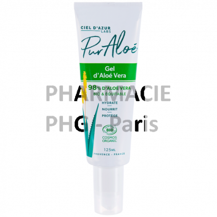 Pur Aloé - Gel d'Aloe vera 98% (externe) 125 mL