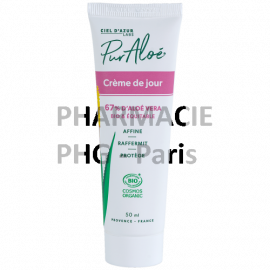 Pur Aloé - Crème de jour - 67% Aloé vera - Tube 50 mL