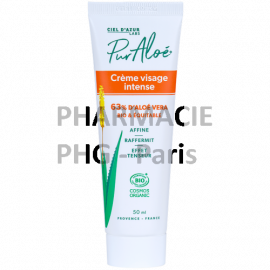 Pur Aloé - Crème visage intense - 63% Aloé Vera - Tube 50 mL