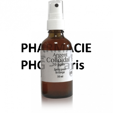 DR.THEISS - ARGENT COLLOÏDAL SPRAY GORGE 20PPM Flacon 50 mL