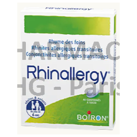 BOIRON - RHINALLERGY - Rhume des foins - Boîte de 40 comprimés