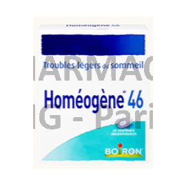 BOIRON - HOMEOGENE 46 - Troubles du sommeil - Boîte de 60 comprimés orodispersibles