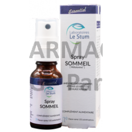 SPRAY SOMMEIL - Laboratoires Le Stum - Flacon spray de 20 mL de mélatonine