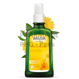 Huile de Massage au Calendula - WELEDA - Flacon pompe - 100mL