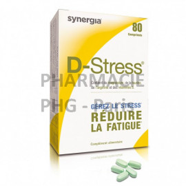 D-Stress - Synergia - Stress, fatigue - Boîte de 80 comprimés