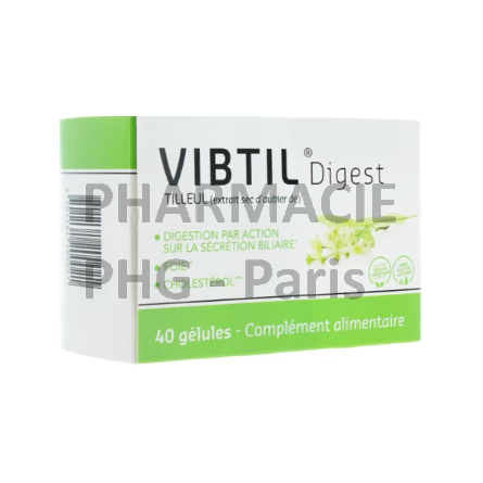 VIBTIL - Boîte de 40 comprimés enrobés - pour faciliter les fonctions d'élimination