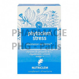 PHYTOCLEM Stress - Résistance au stress - Boite de 40 comprimés