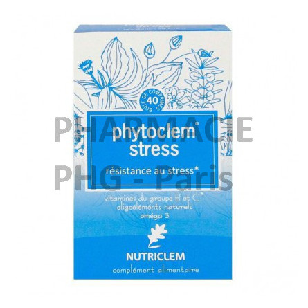 PHYTOCLEM Stress - Résistance au stress - Boite de 40 comprimés