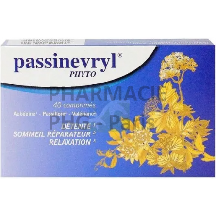 PASSINEVRYL - Sommeil et relaxation - Boite de 40 comprimés