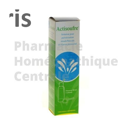ACTISOUFRE, solution pour pulvérisation nasale/buccale - Flacon pressurisé de 100 mL