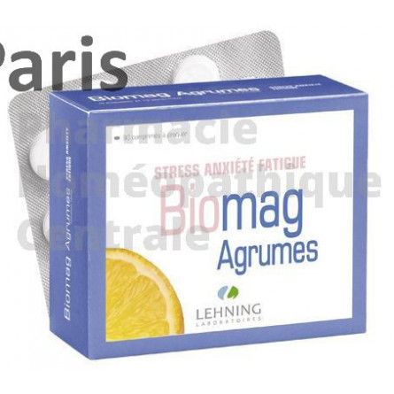 BIOMAG AGRUMES pour lutter contre les symptômes du stress, de la fatigue et de l’anxiété.