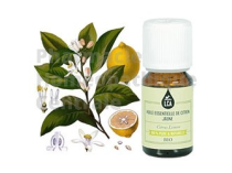 L'huile essentielle de citron jaune  a un effet stimulant sur le système nerveux autonome.