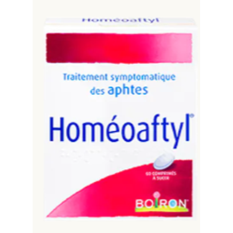 BOIRON - HOMEOAFTYL - Aphtes Boîte de 60 comprimés à sucer