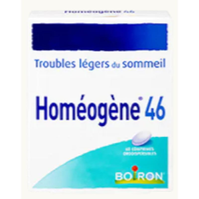 BOIRON - HOMEOGENE 46 - Troubles du sommeil - Boîte de 60 comprimés orodispersibles